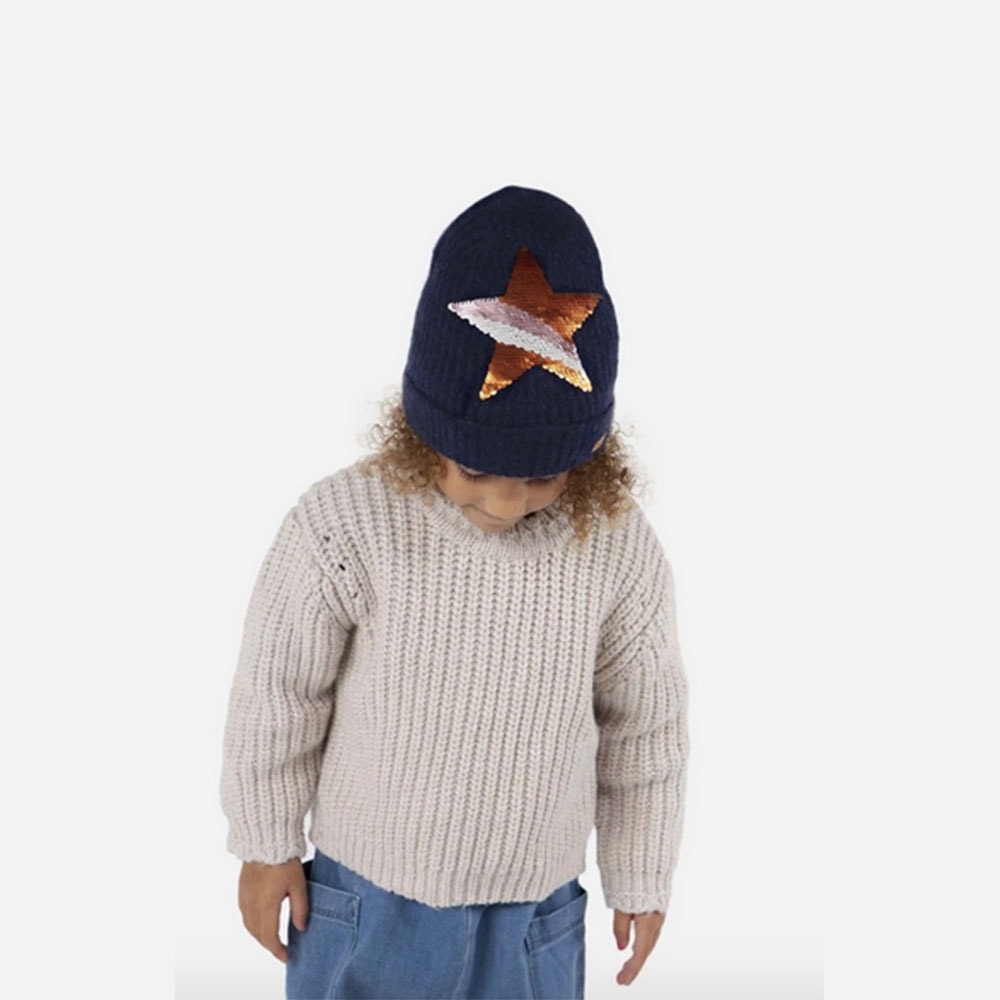 Gorro lana estrella lentejuelas Barts BA6162 Azul foto 2