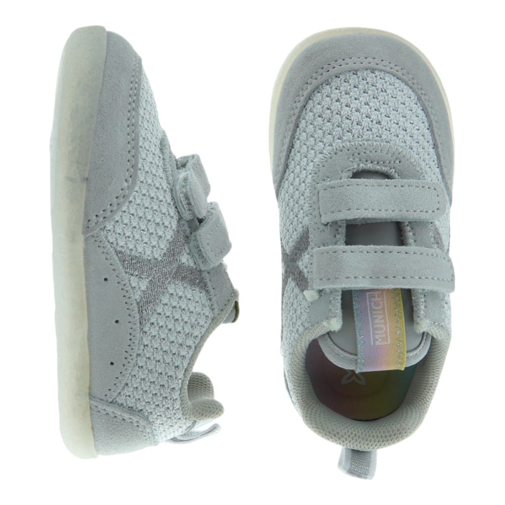 Zapatillas Munich Baby Koda en Azul y Plata - Carrile foto 2