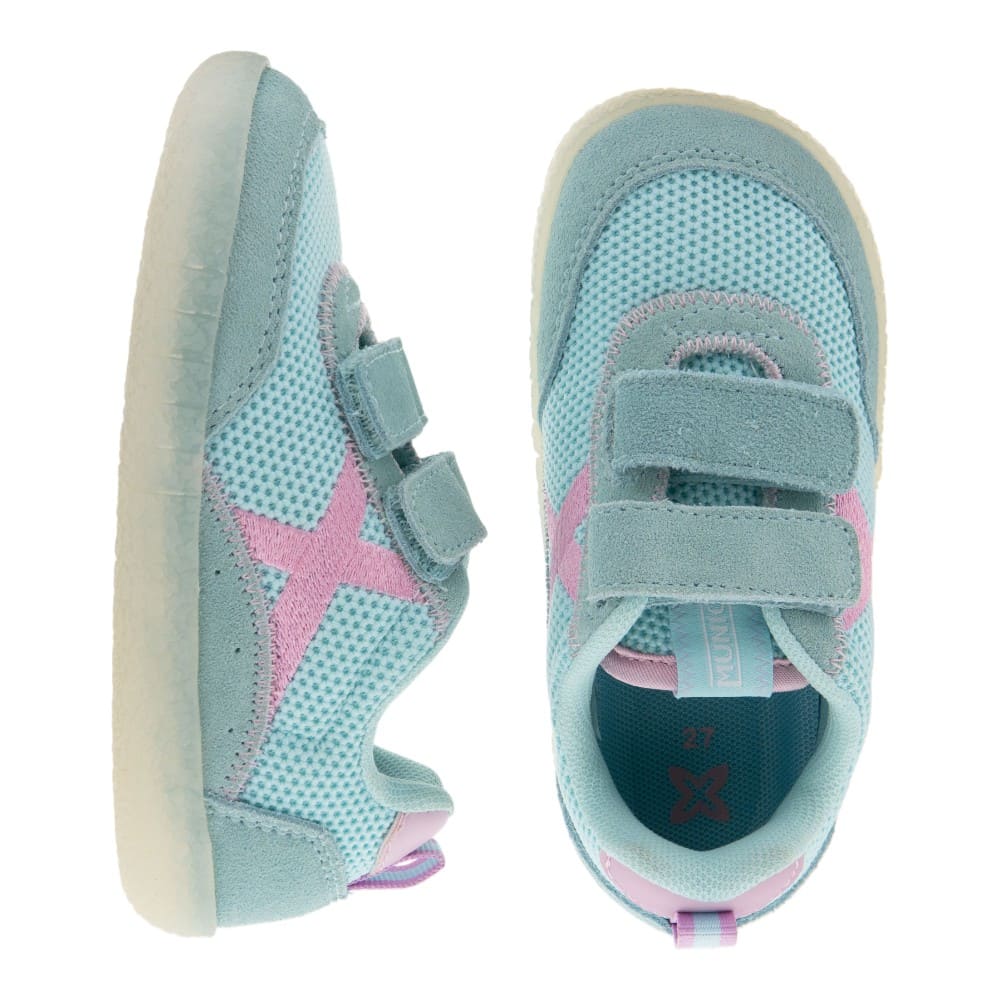 Zapatillas Munich Baby Koda en Azul y Plata - Carrile foto 2