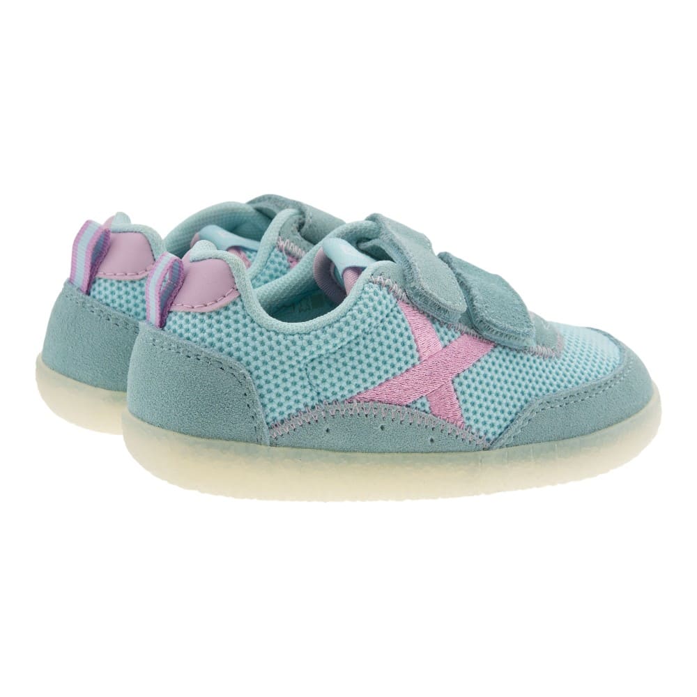 Zapatillas Munich Baby Koda en Azul y Plata - Carrile foto 4