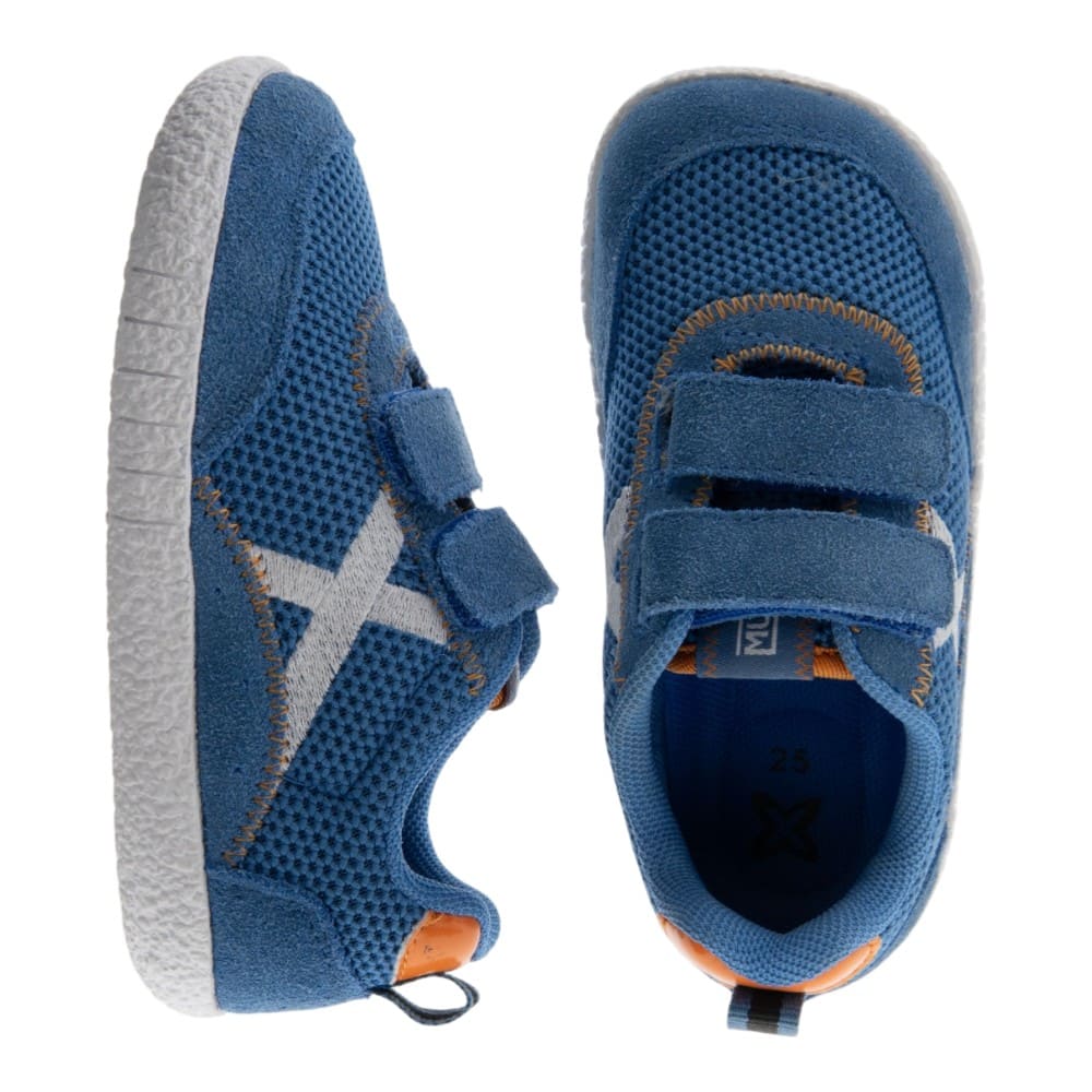 Zapatillas Munich Baby Koda en Azul y Plata - Carrile foto 2