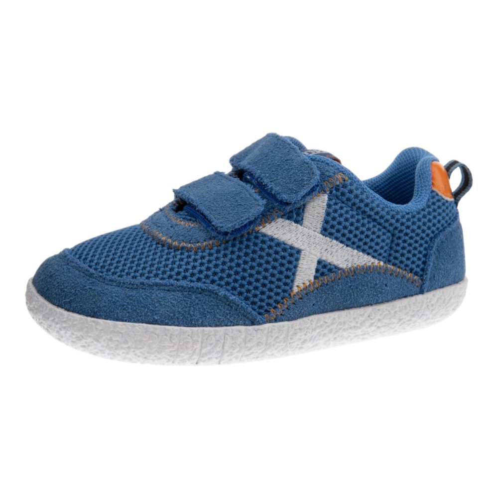 Zapatillas Munich Baby Koda en Azul y Plata - Carrile foto 3