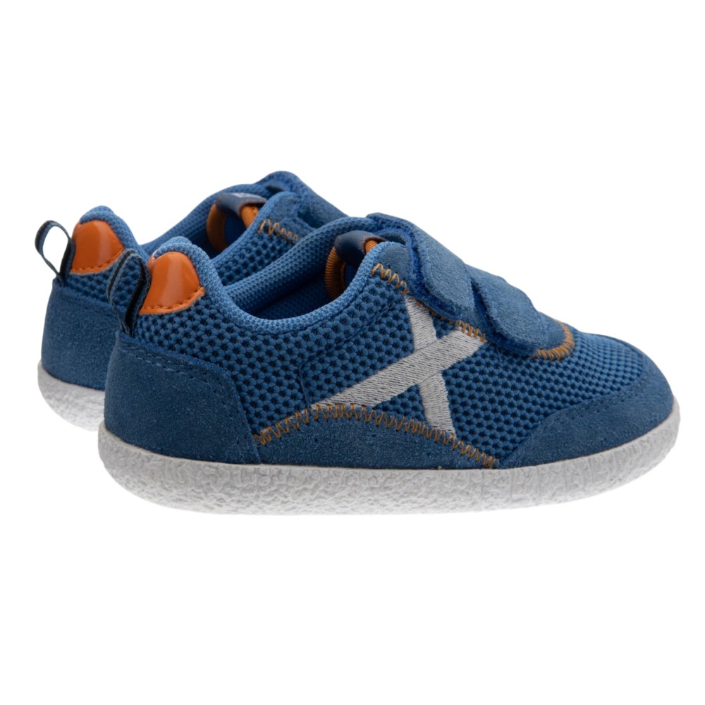 Zapatillas Munich Baby Koda en Azul y Plata - Carrile foto 4