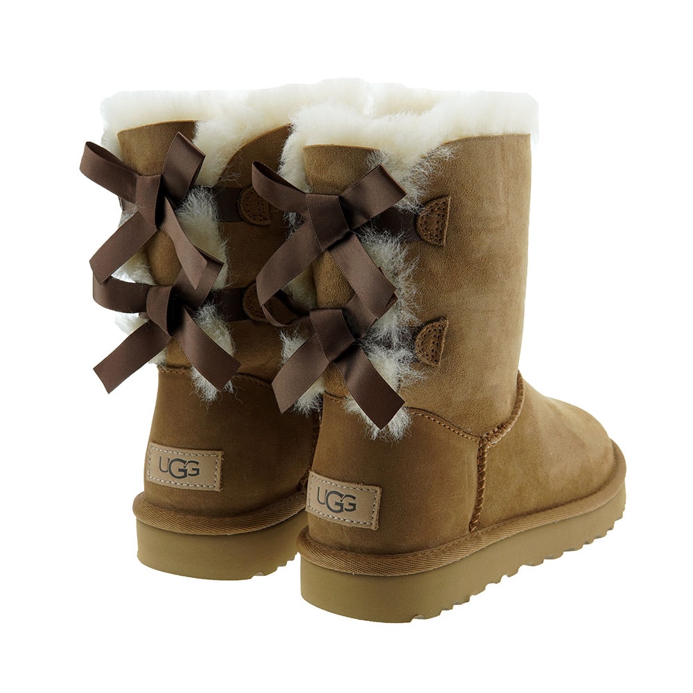 Bota piel cordero mujer con dos lazos detrás Ugg Bailey Bow foto 4