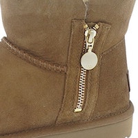 Botas australianas adorno cremallera piel cordero Ugg Bailey Zip Mini foto 5