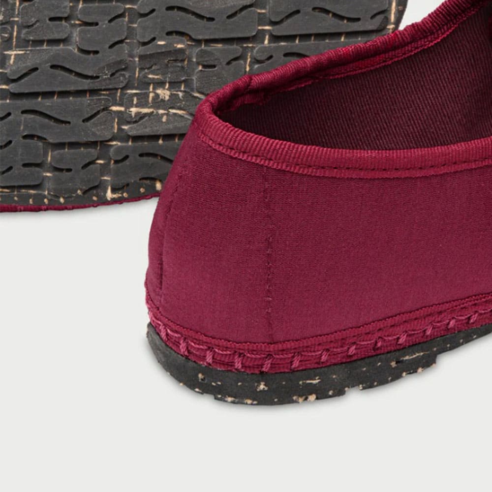 Merceditas raso burdeos Flabelus mujer | Carrilé foto 4