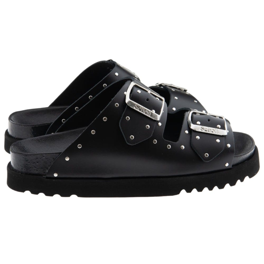 Compra Sandalias Scholl con Tachuelas - Disponibles en Coñac y Negro | Carrile foto 4