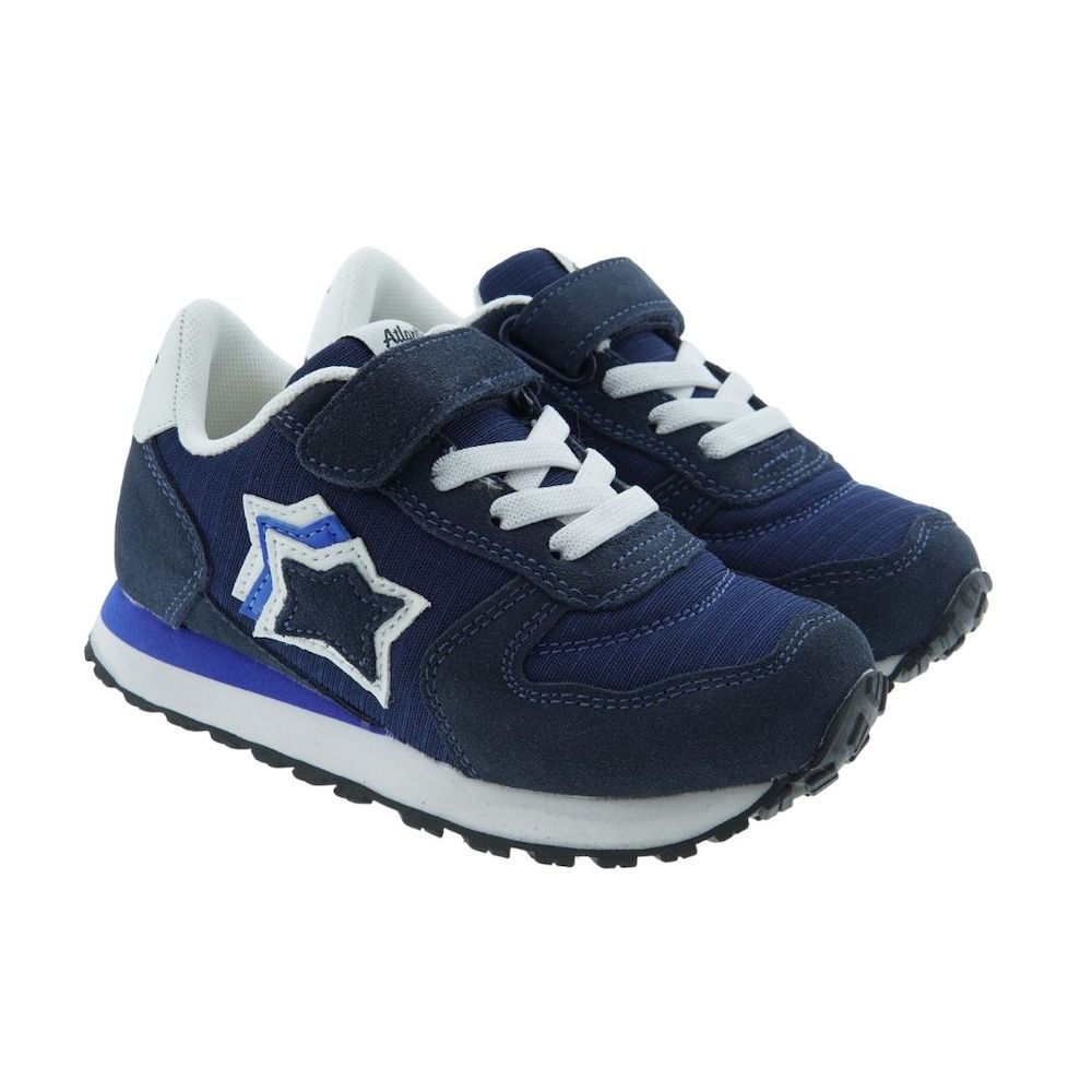 Zapatillas niño velcro y cordón elástico Atlantic Star Ben