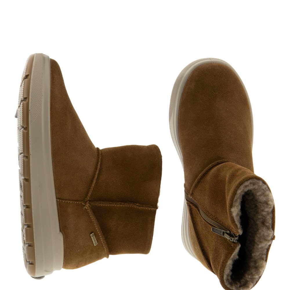 Botas niña Goretex Primigi camel con forro de pelo foto 2