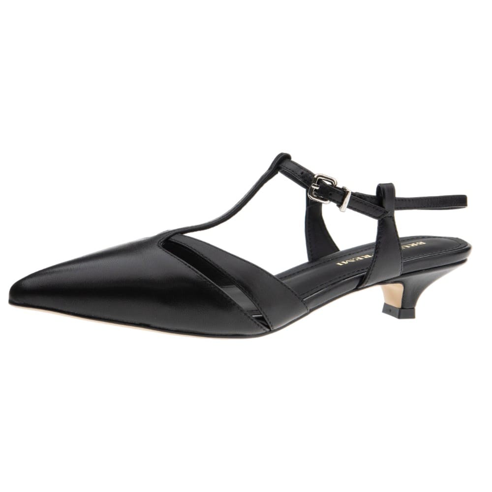 Zapatos destalonados tacón hebilla piel Bruno Premi foto 3