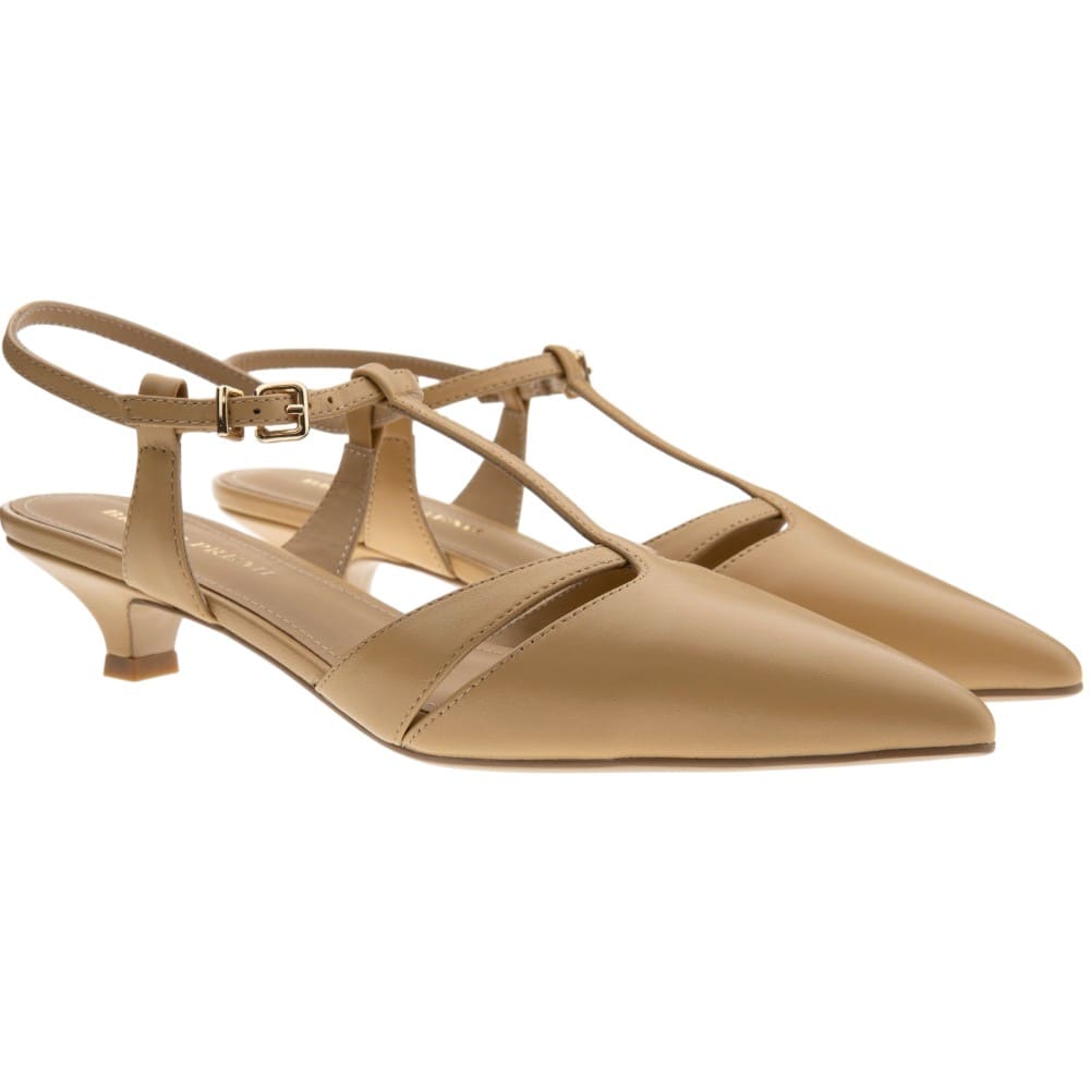 Zapatos destalonados tacón hebilla piel Bruno Premi BN0206X