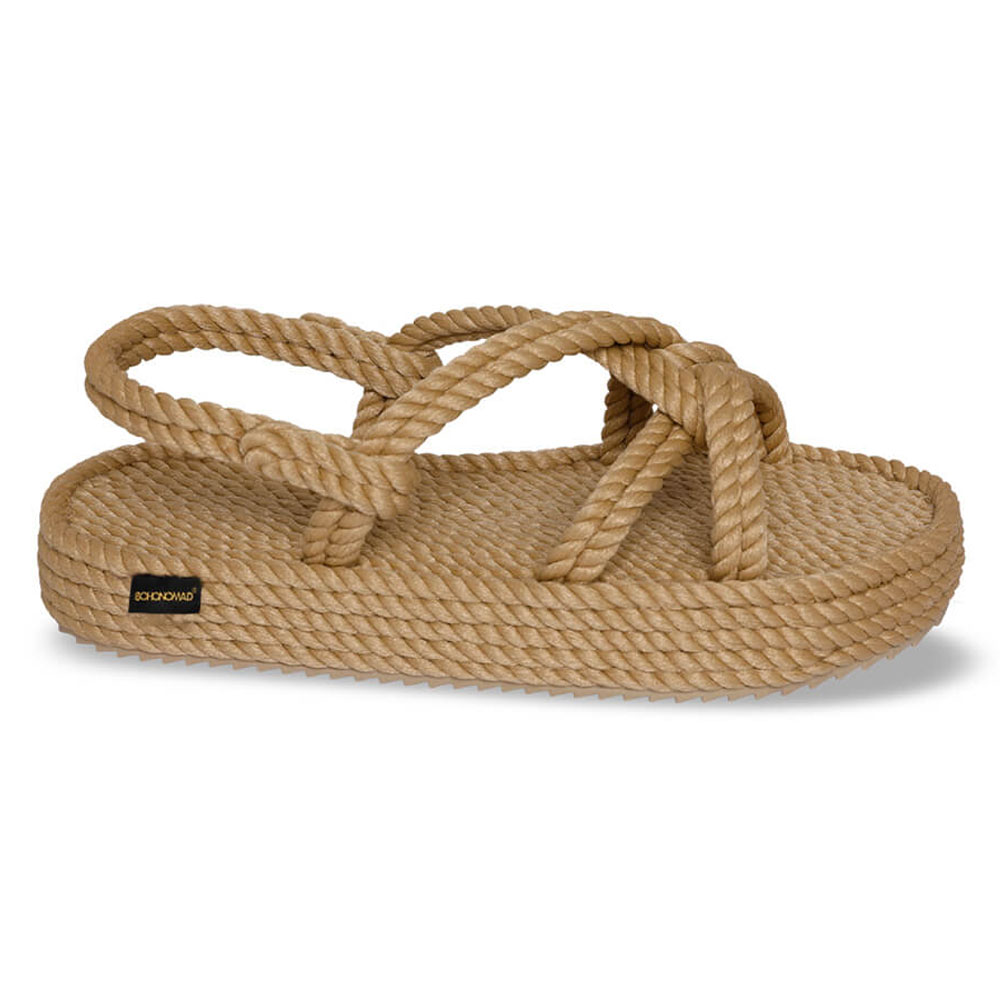 Sandalias veganas cuerdas mujer Bohonomad Bora Bora Platform foto 3