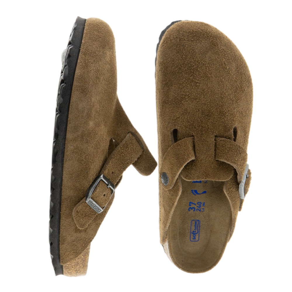 Zueco hombre piel ante Birkenstock – Comodidad y estilo natural foto 2