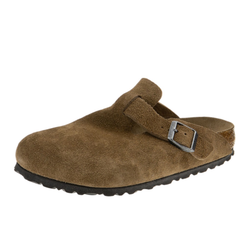 Zueco hombre piel ante Birkenstock – Comodidad y estilo natural foto 3