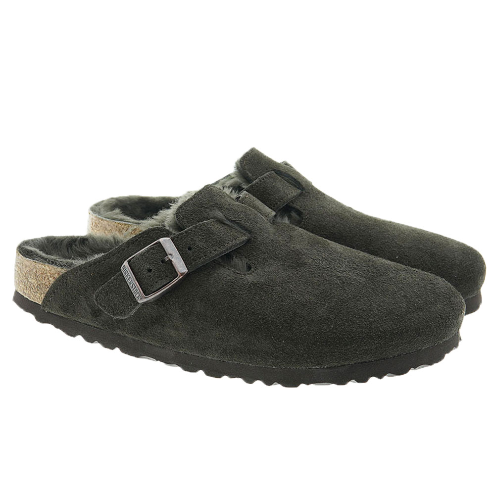 Zueco invierno lana borreguillo Birkenstock Boston VL Laf