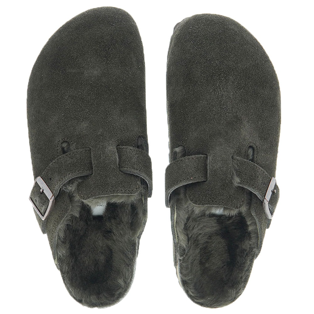 Zueco invierno lana borreguillo Birkenstock Boston VL Laf foto 2