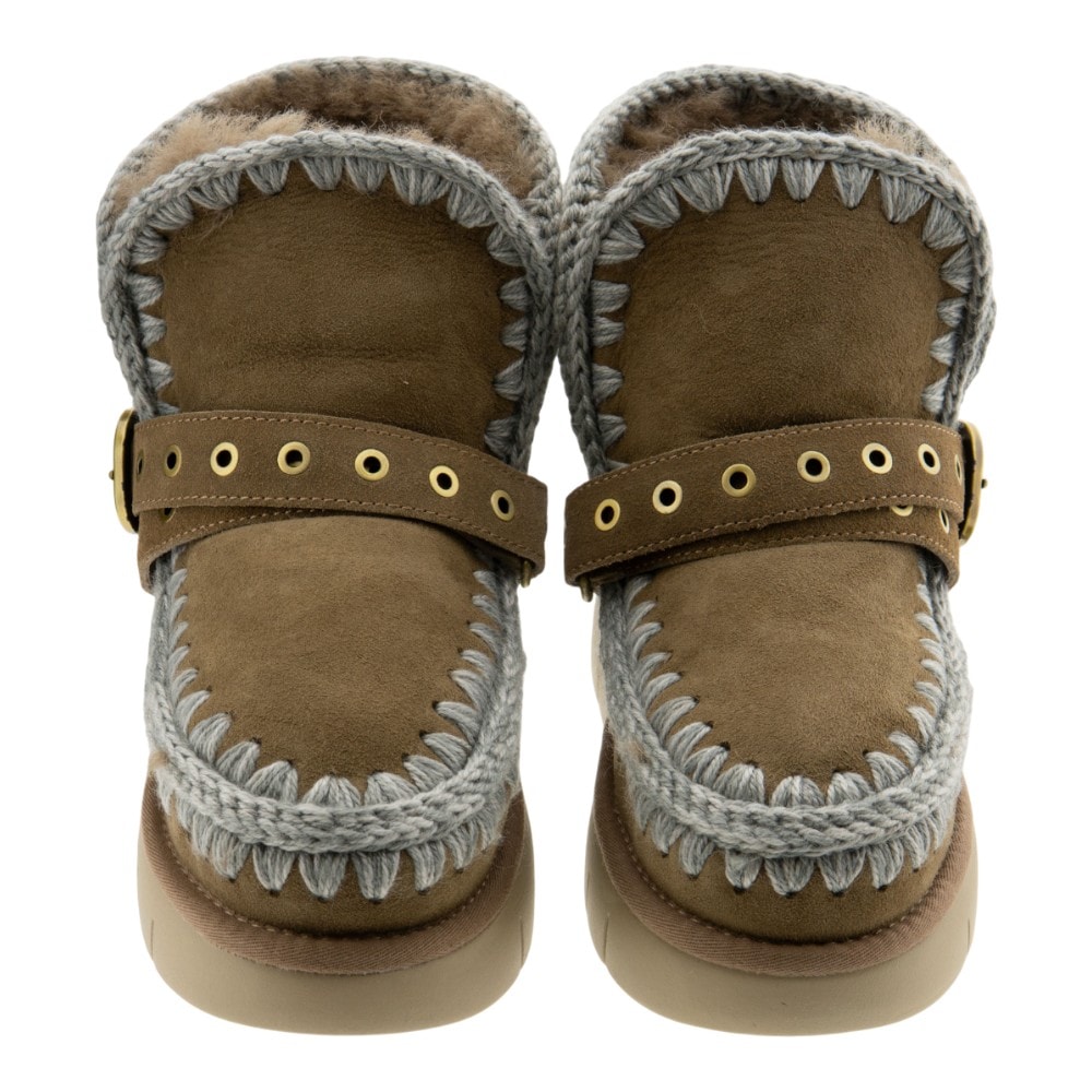 Botas australianas plataforma Mou con forro y hebilla foto 2