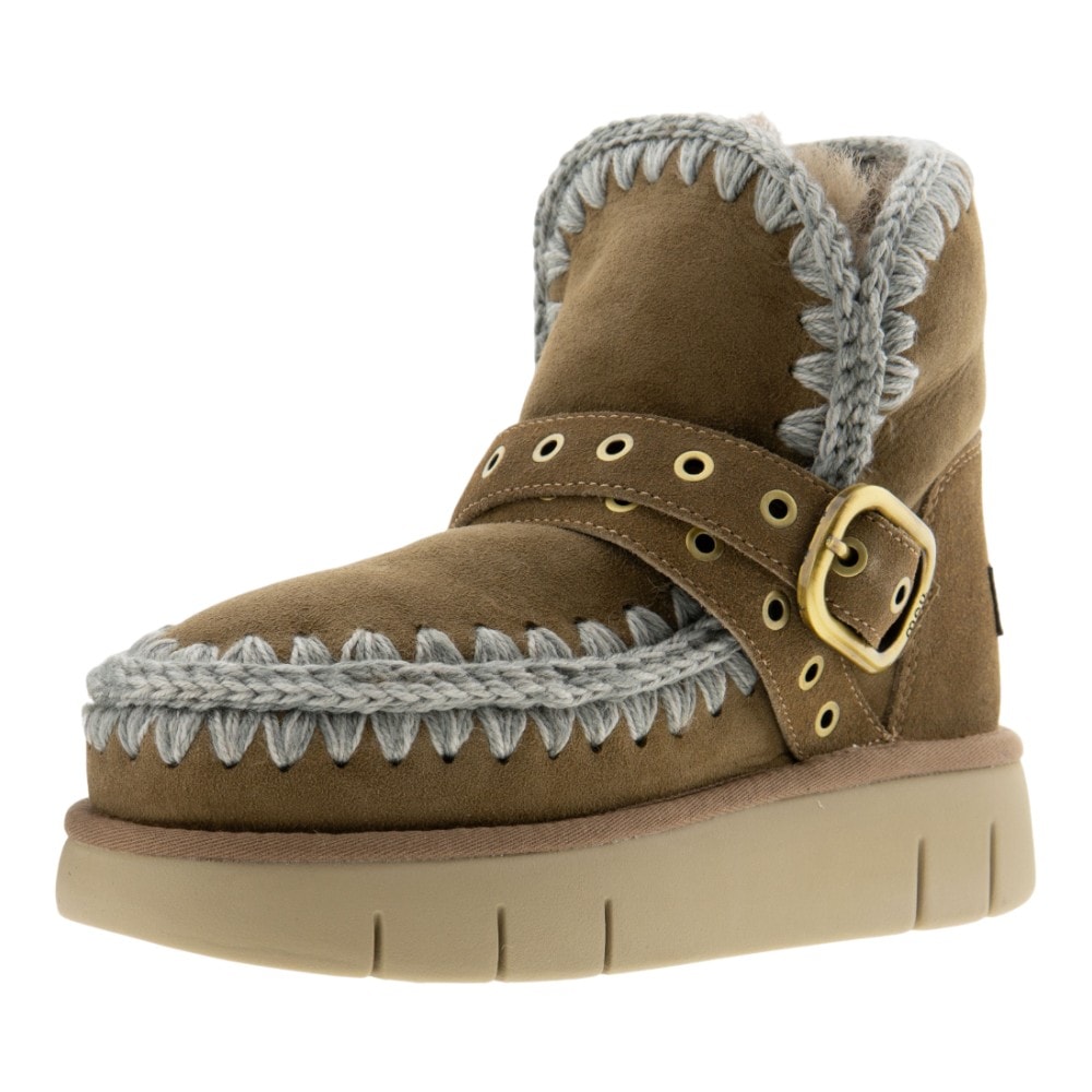 Botas australianas plataforma Mou con forro y hebilla foto 3