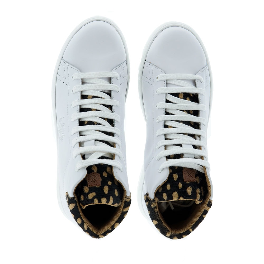 Bota deportiva animal print suela ancha Popa Bulnes Pelo foto 2