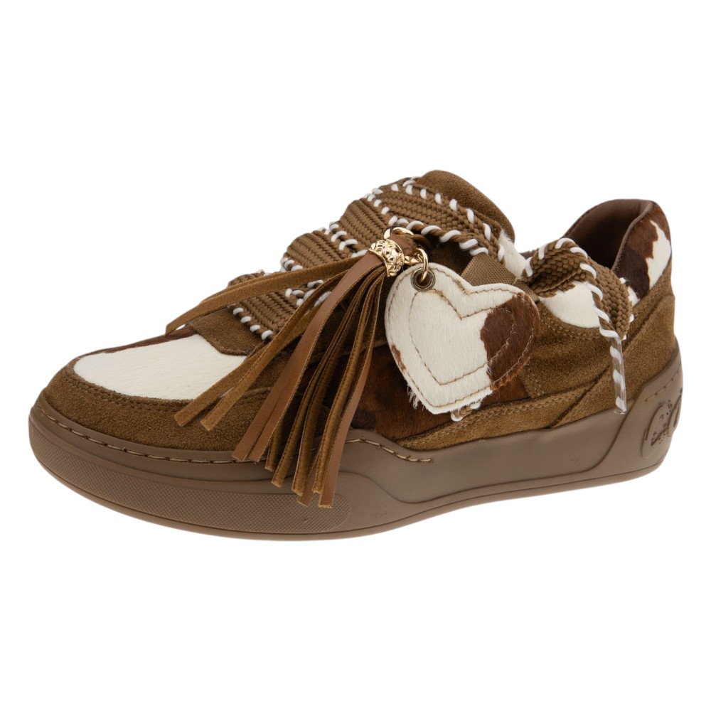 Sneakers vaca y charms mujer CafèNoir foto 3