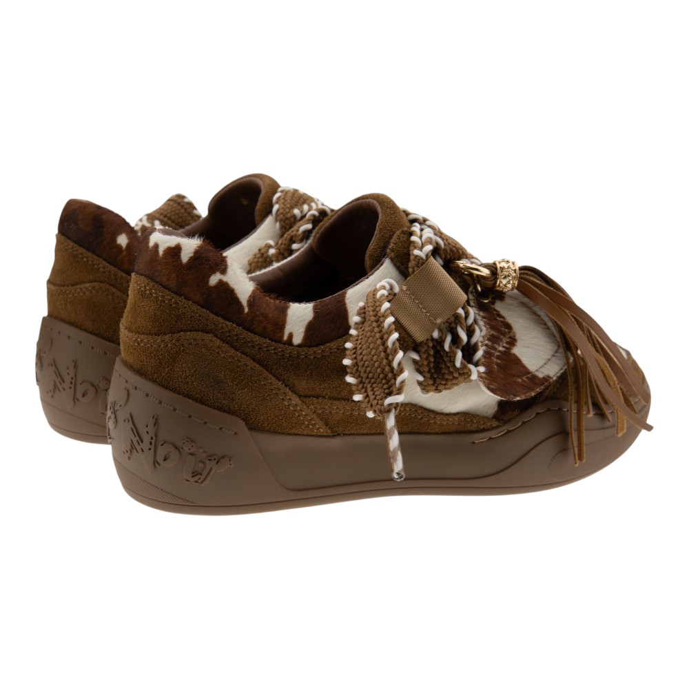 Sneakers vaca y charms mujer CafèNoir foto 4