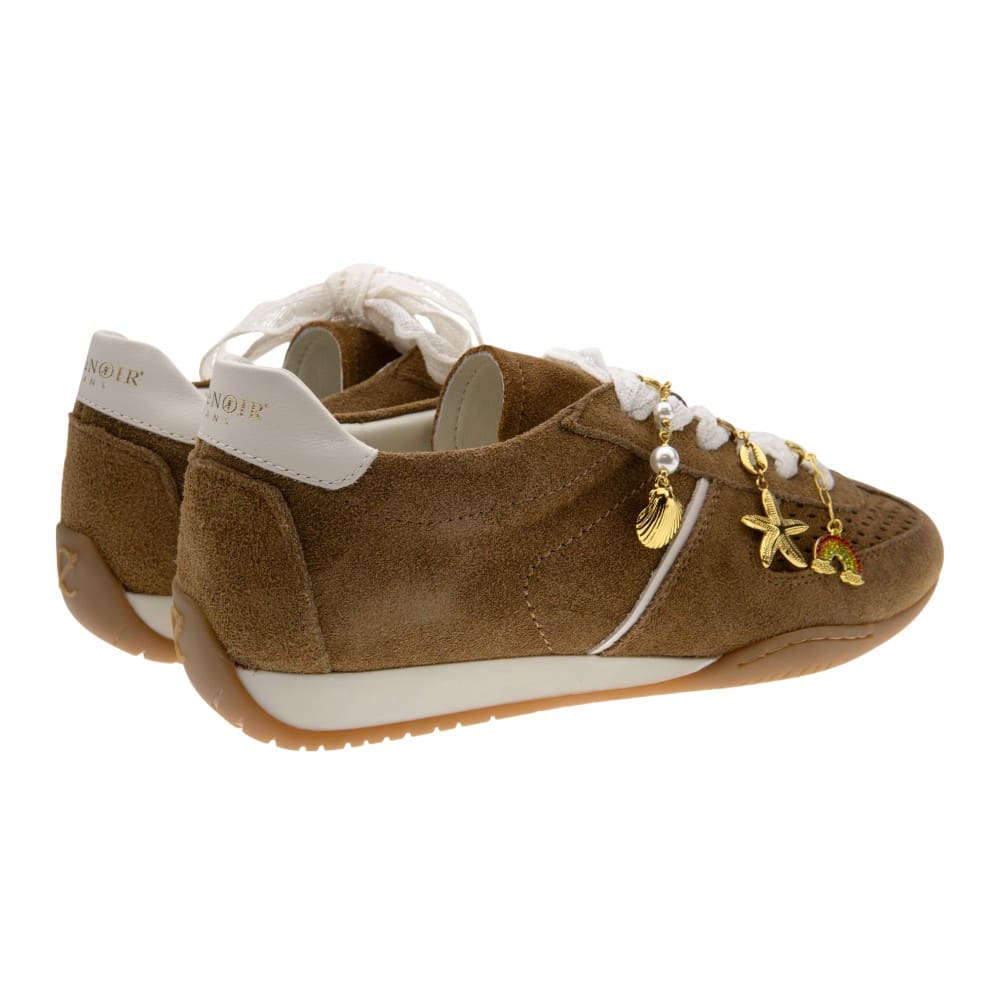 Zapatillas ante cuero charms mujer Cafenoir foto 4