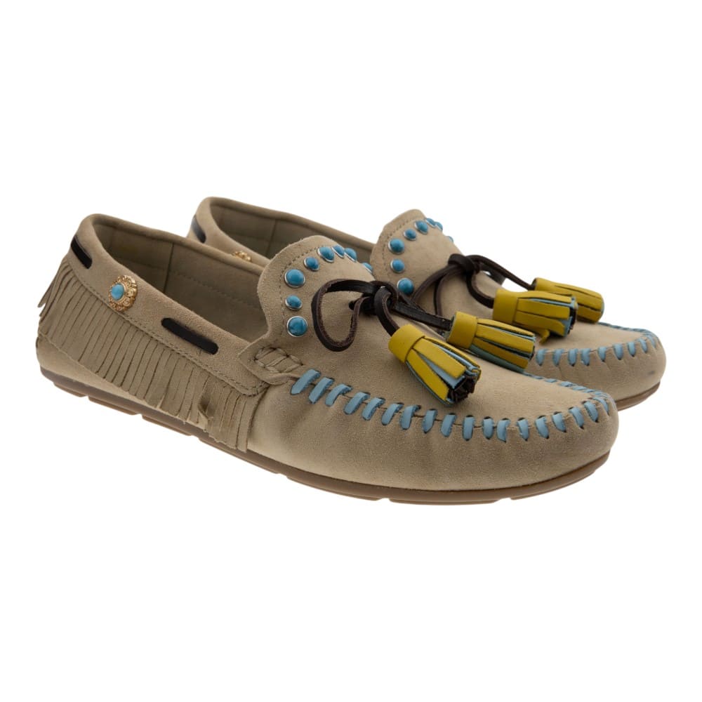 Mocasines mujer ante borlas Cafenoir C1EF6002