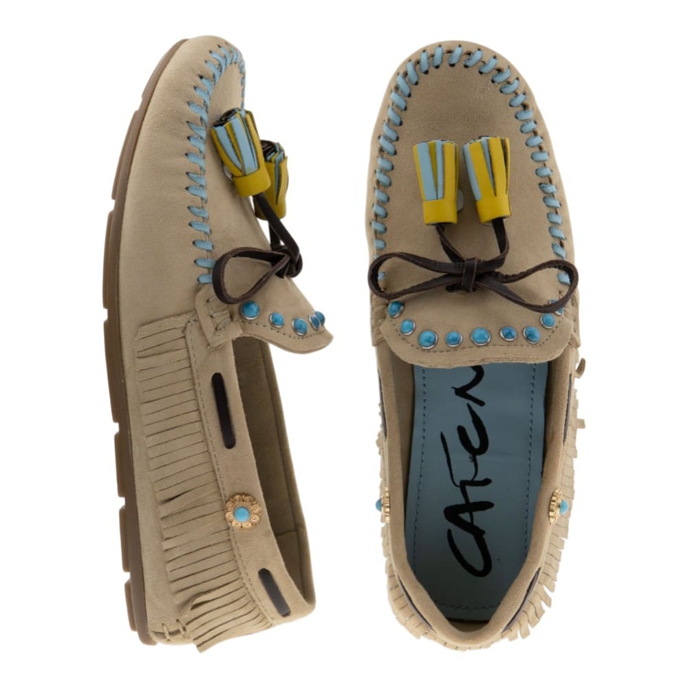 Mocasines mujer ante borlas Cafenoir foto 2