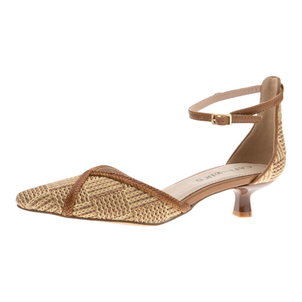 Zapato tacon rafia pulsera Cafenoir foto 3