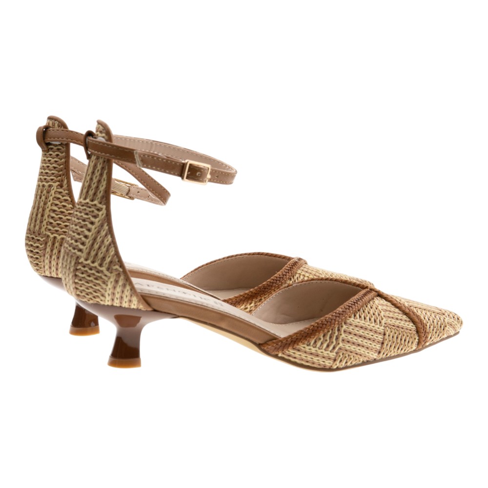 Zapato tacon rafia pulsera Cafenoir foto 4