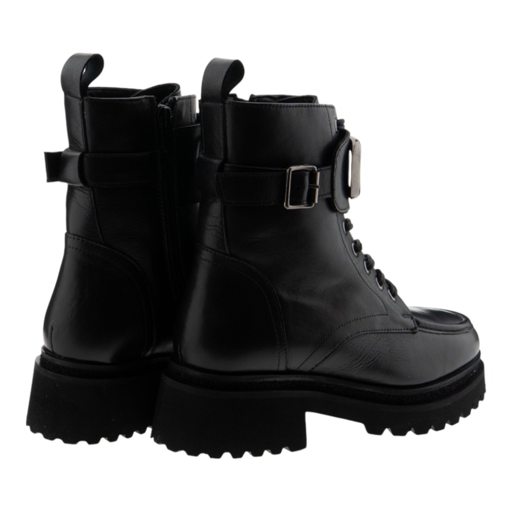 Botas militar mujer negras Cafenoir | Carrilé foto 4