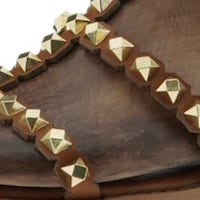 Sandalias Romanas CafèNoir Tachuelas Doradas | Carrile foto 6