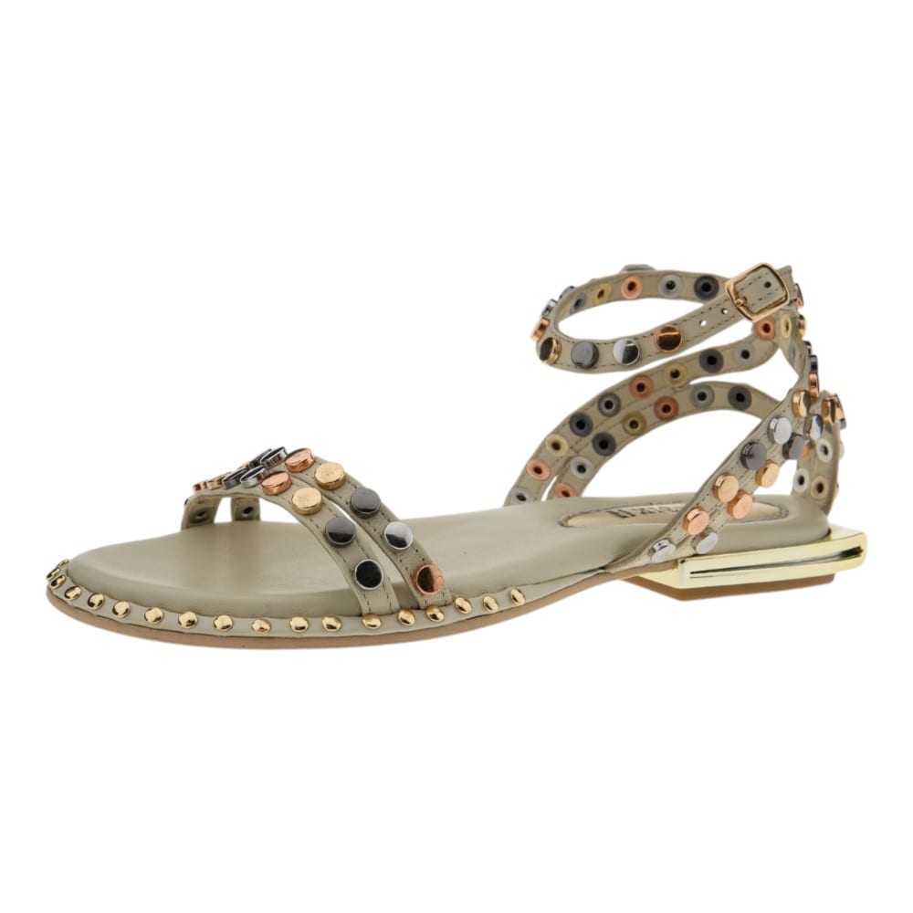 Sandalias Romanas Mujer Cafenoir Elegantes con Tachuelas | Carrile foto 3