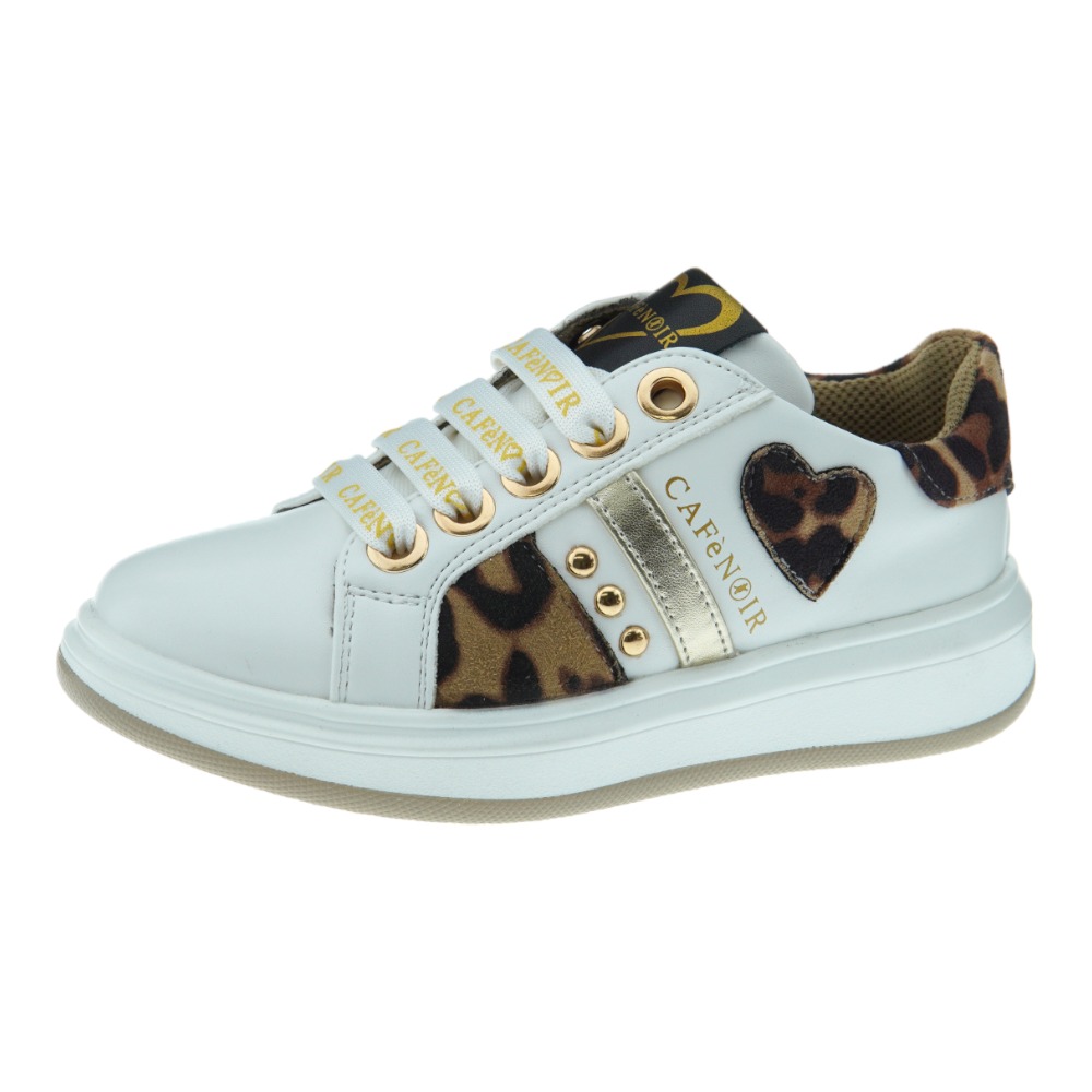 Zapato deportivo niña corazones animal print Cafenoir C2201 foto 3
