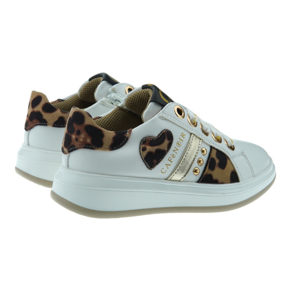 Zapato deportivo niña corazones animal print Cafenoir C2201 foto 4