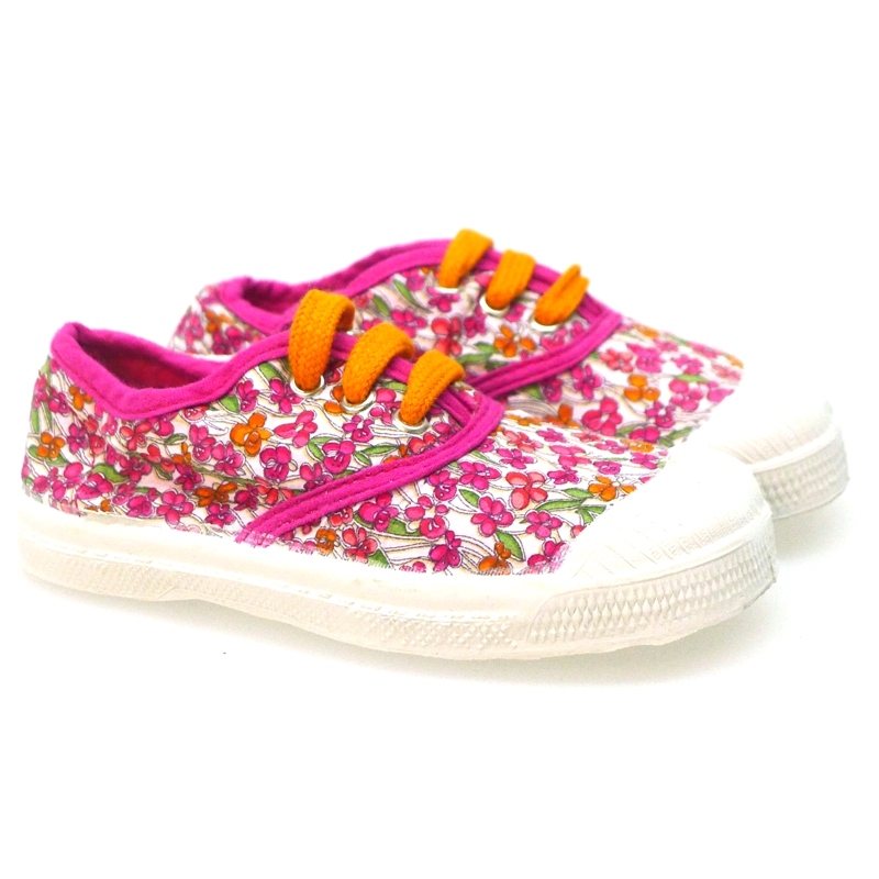 Zapatillas algodón flores niña Bensimon C23 Liberty