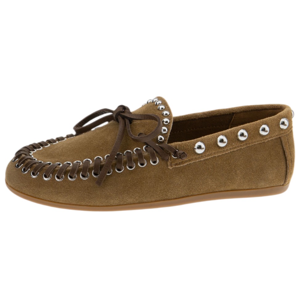 Mocasines serraje mujer con tachas Inuovo | Carrilé foto 3