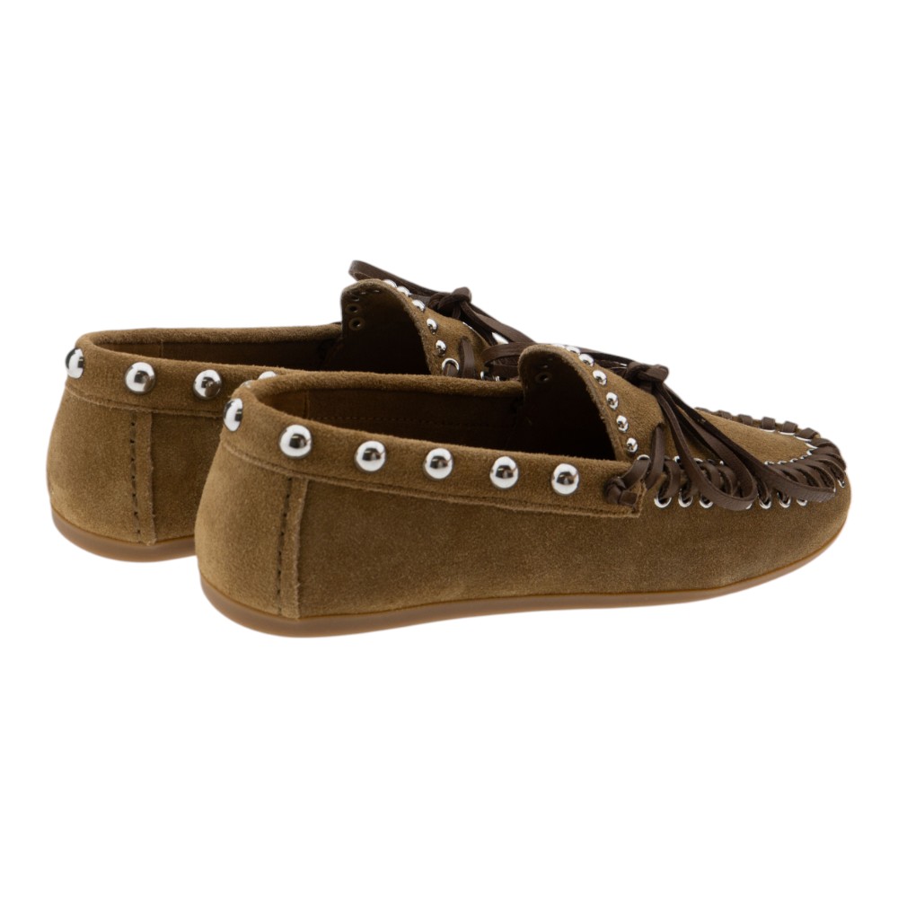 Mocasines serraje mujer con tachas Inuovo | Carrilé foto 4