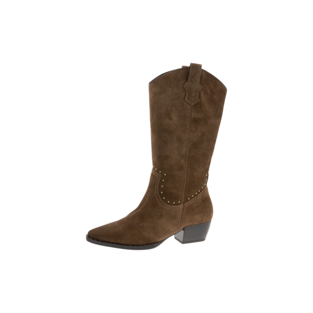 Botas altas camperas tachas ante cuero Vexed foto 3
