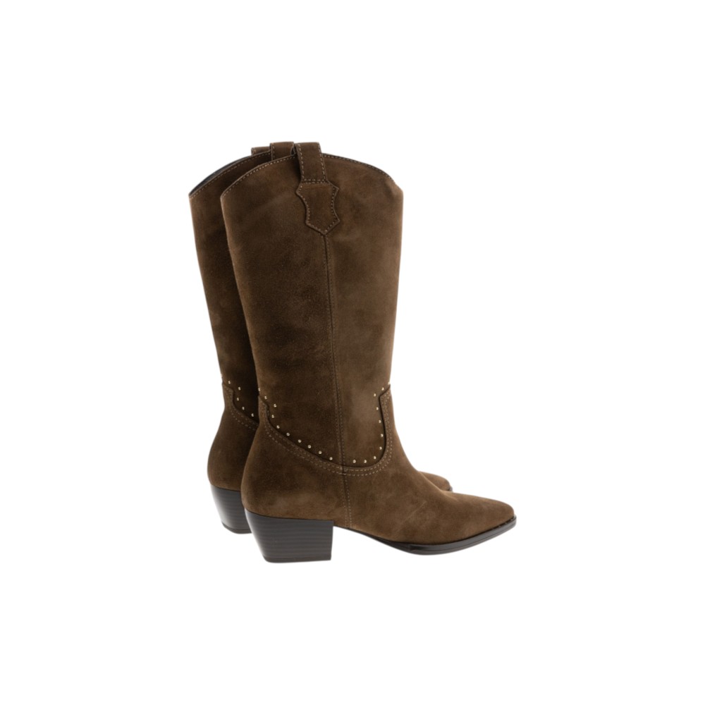 Botas altas camperas tachas ante cuero Vexed foto 4