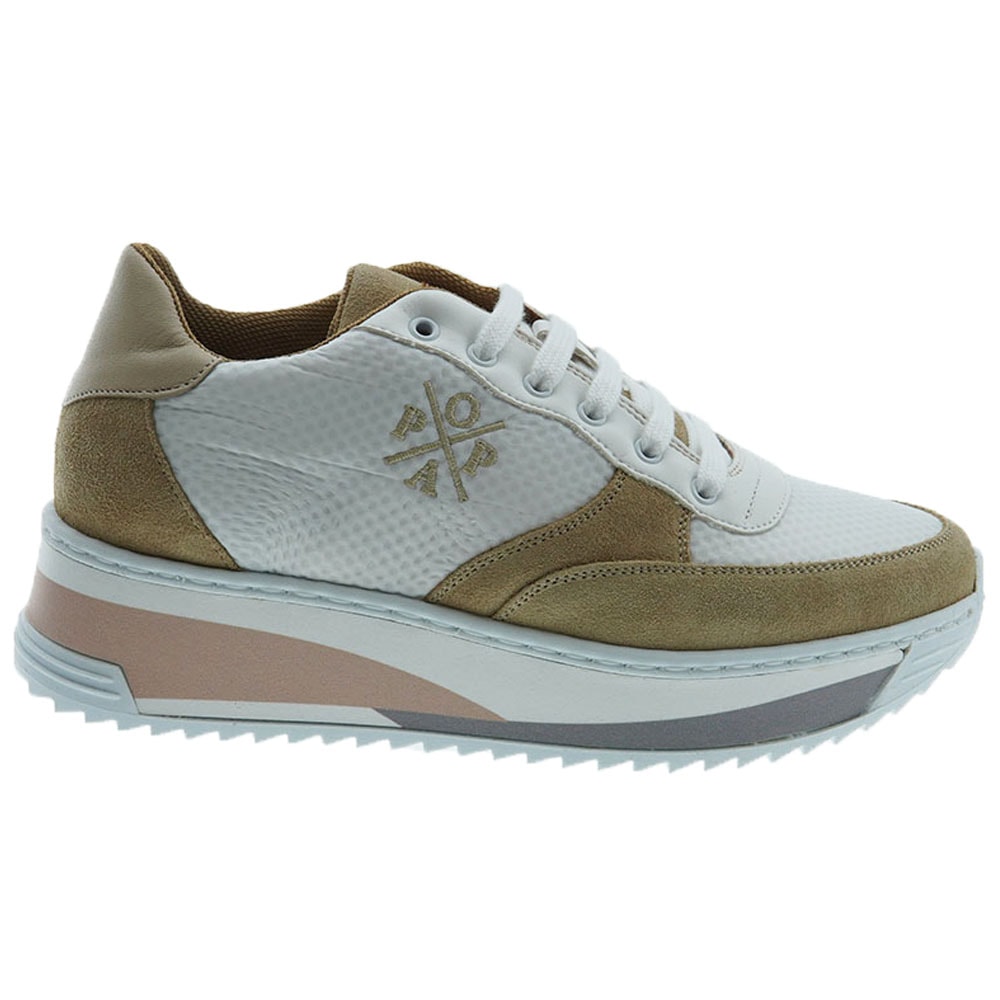 Zapatillas sneakers ante y nylon mujer Popa Carol foto 5