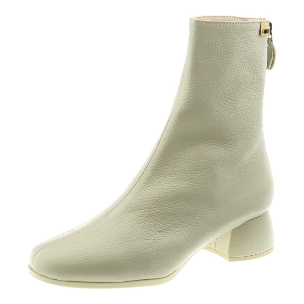 Botines Gaimo Chuck de Piel: Tacón Sensato y Elegancia | Carrilé foto 3