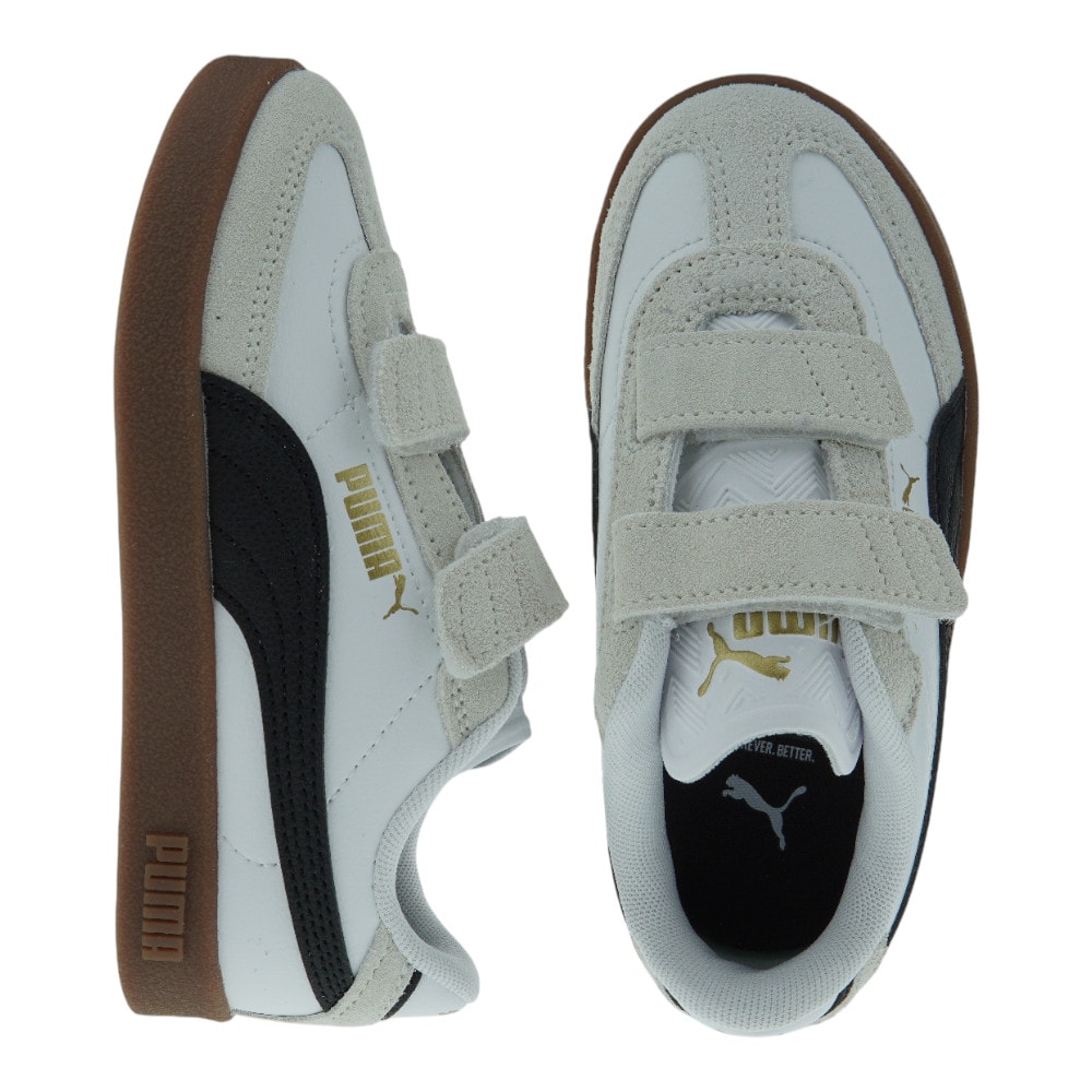 Deportivas Niño Puma Club II Era Blanco y Negro - Estilo Retro y Comodidad foto 2