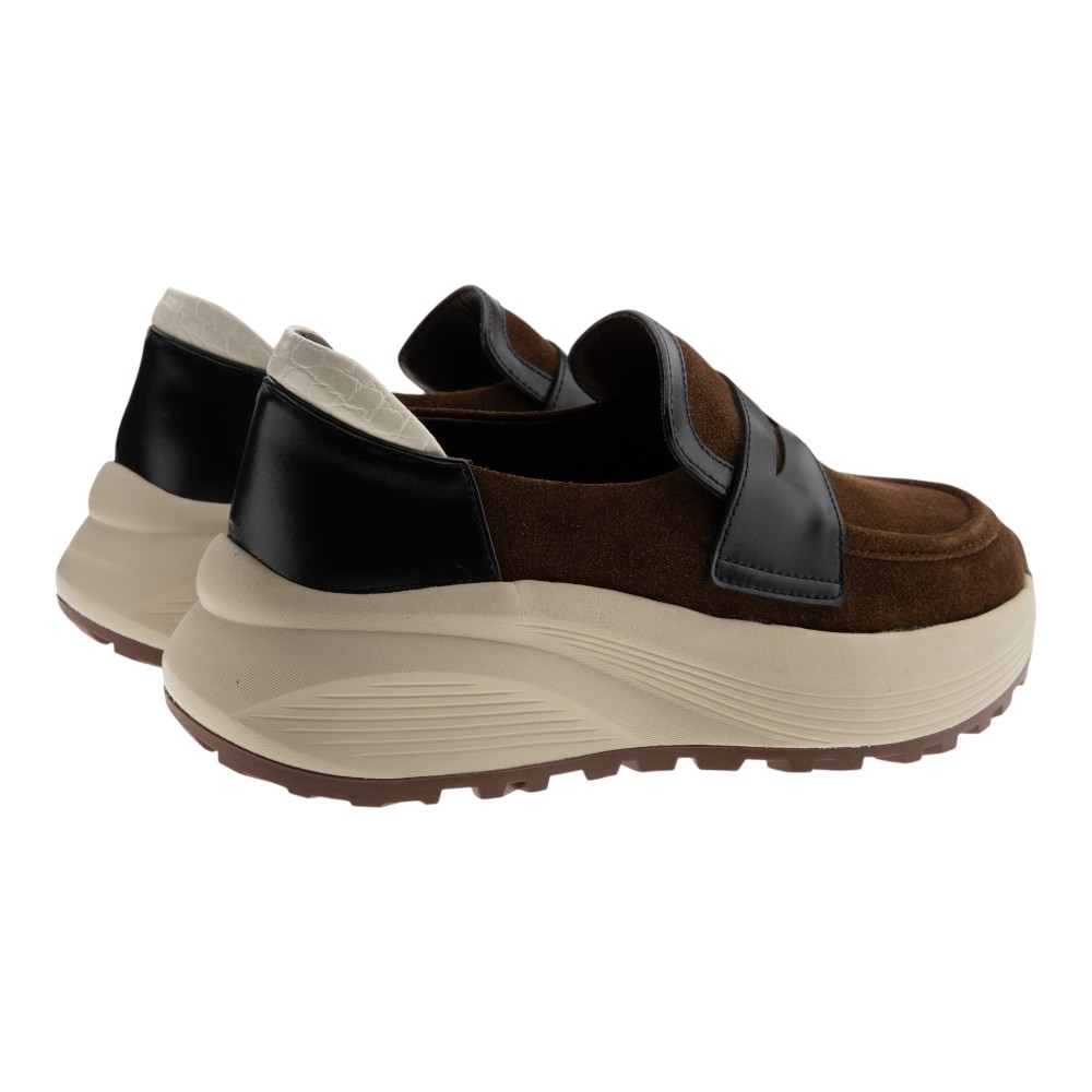 Mocasines mujer plataforma piel ante Noa Harmon foto 4