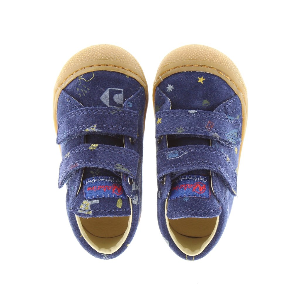 Zapatilla ante dibujos primeros pasos velcro Naturino Cocoon Vl Prato foto 2