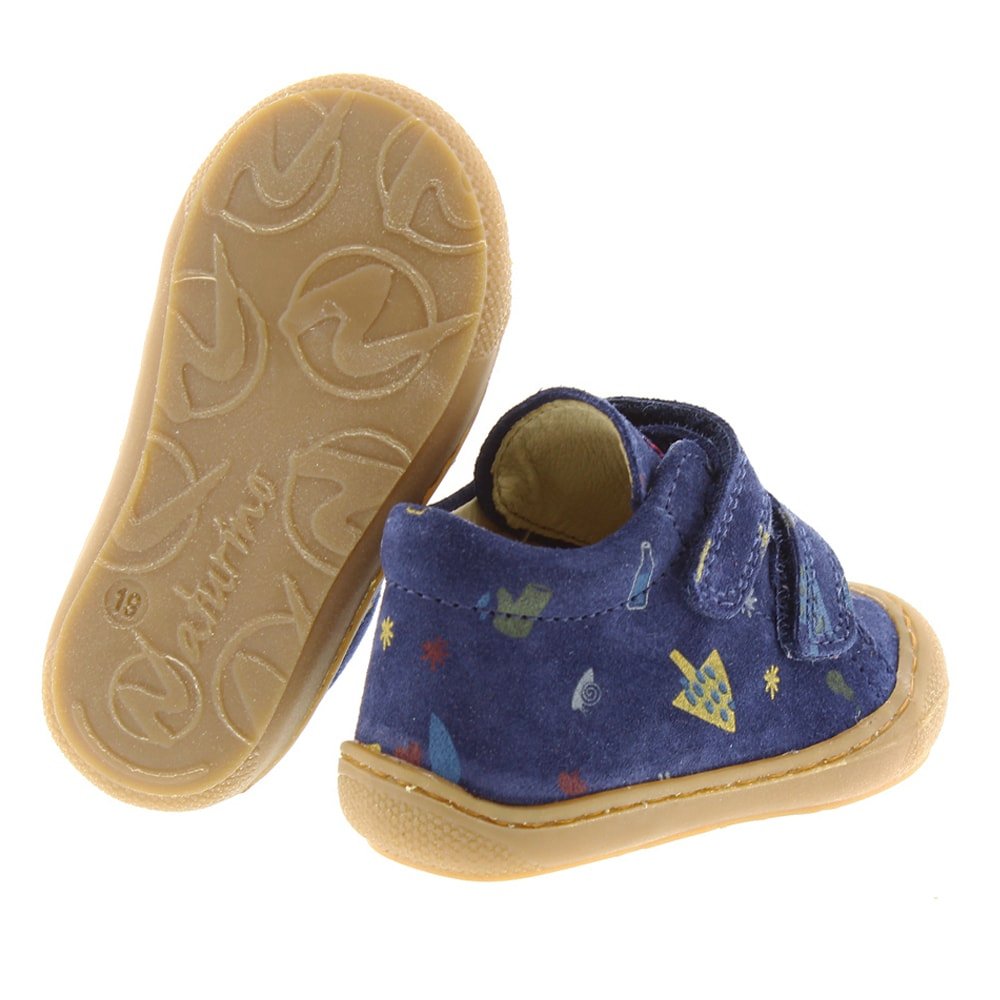 Zapatilla ante dibujos primeros pasos velcro Naturino Cocoon Vl Prato foto 4