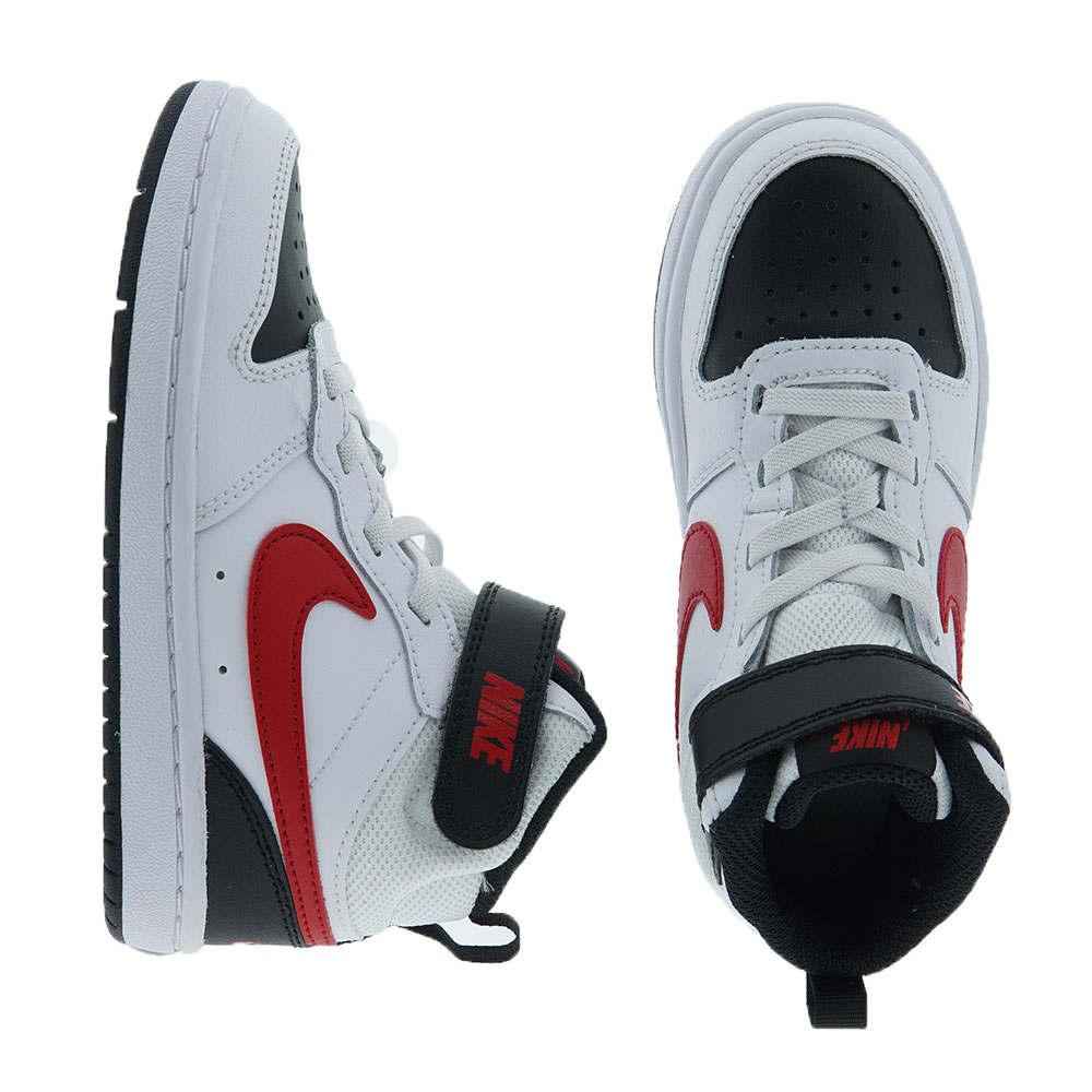 Deportiva niño tipo bota velcro Nike Court Borough Mid foto 2