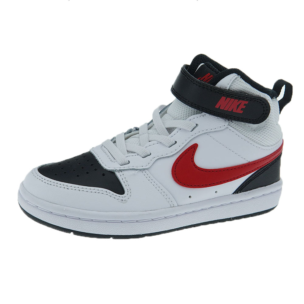Deportiva niño tipo bota velcro Nike Court Borough Mid foto 3