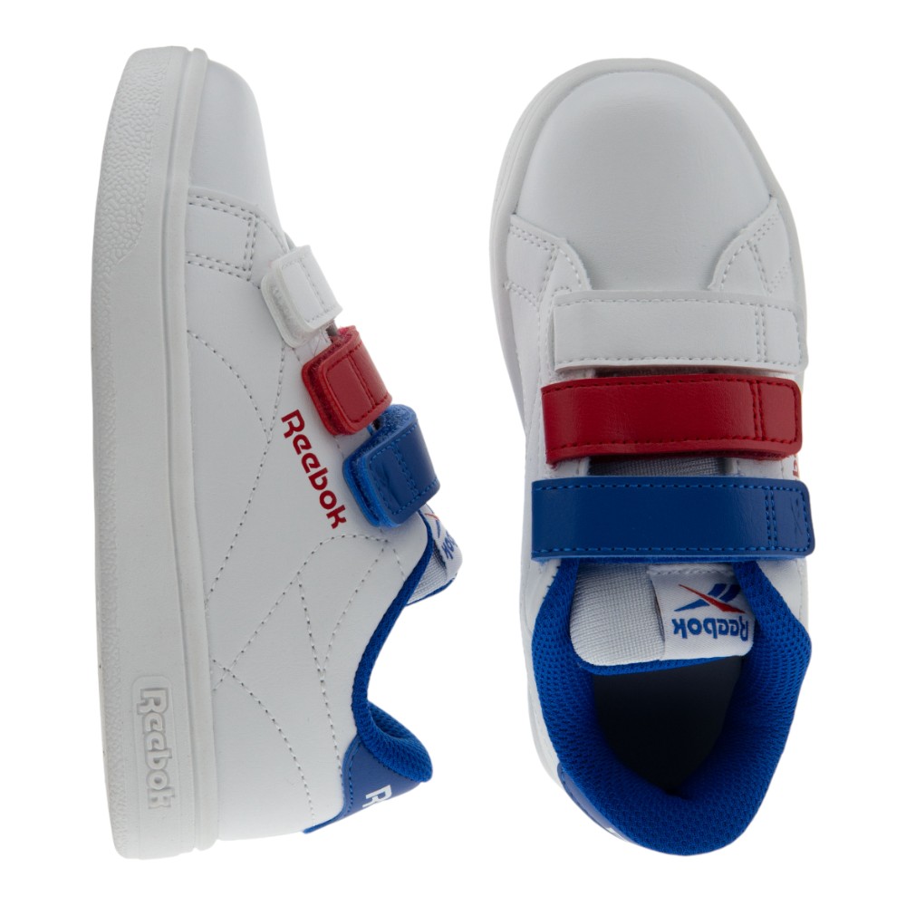 Zapatillas deportivas blancas Reebok niño – Cierre velcro foto 2