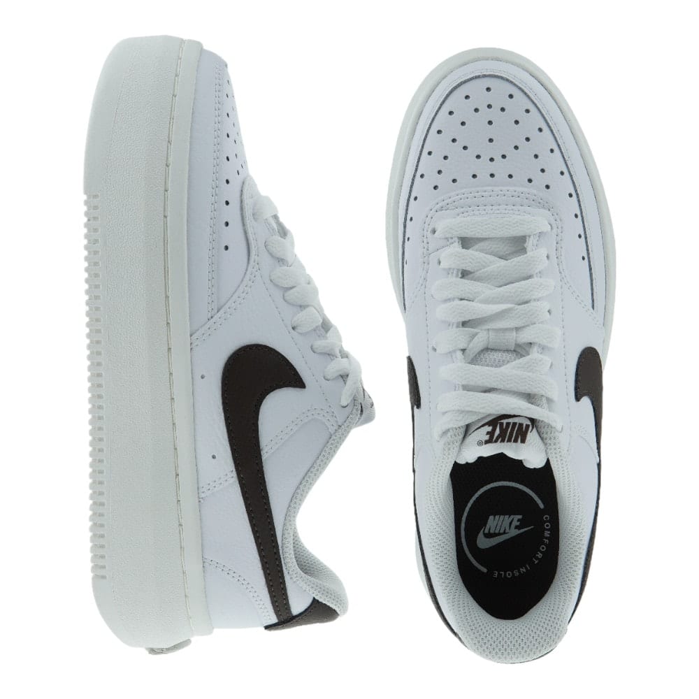 Zapatillas deportivas blancas cordón Nike Court Vision Alta foto 2